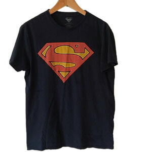 Superman T-shirt.  Men’s medium. Navy blue. Unisex